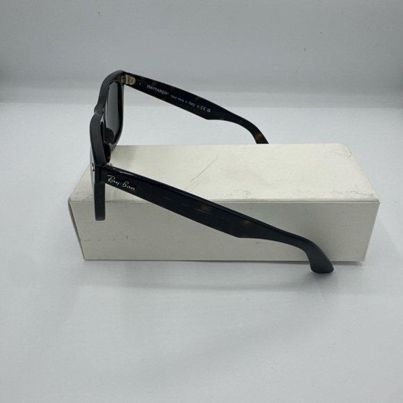 Ray-Ban ORB2140 Wayfarer Havana Bio-Acetate Frame With Green Lenses 50-22 - Picture 3 of 6